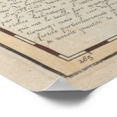  kaart van de Golf van Mexico (1732) Poster (Hoek)