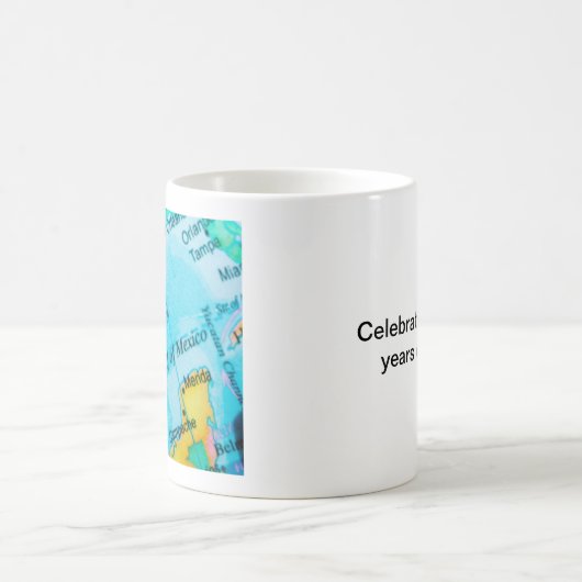 Kaart van de Golf van Mexico Mok (Center)