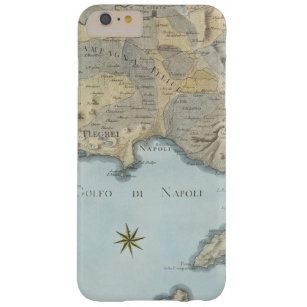 Kaart van de Golf van Napels en omgeving Barely There iPhone 6 Plus Hoesje