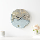 Kaart van de Golf van Napels en omgeving Grote Klok (Huis)