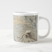 Kaart van de Golf van Napels en omgeving Grote Koffiekop (Rechts)