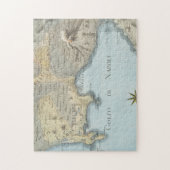 Kaart van de Golf van Napels en omgeving Legpuzzel (Verticaal)