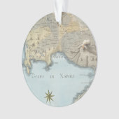 Kaart van de Golf van Napels en omgeving Ornament (voorkant)