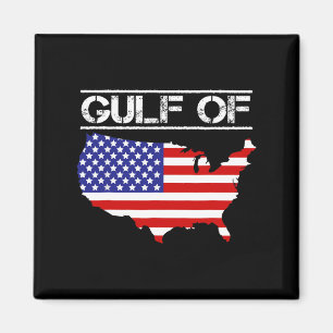 Kaart van de Golf van Verenigde Staten van Amerika Magneet
