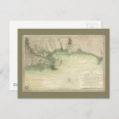 Kaart van de Golfkust van Louisiana en Florida (17 (Voorkant / Achterkant)