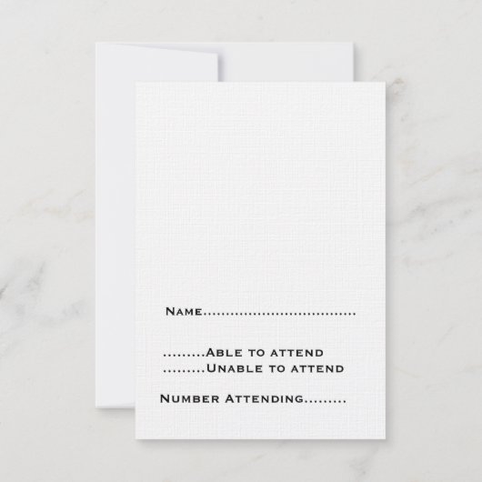 Kaart van de Gothic Swirl Rozen Response, Paars (Achterkant)