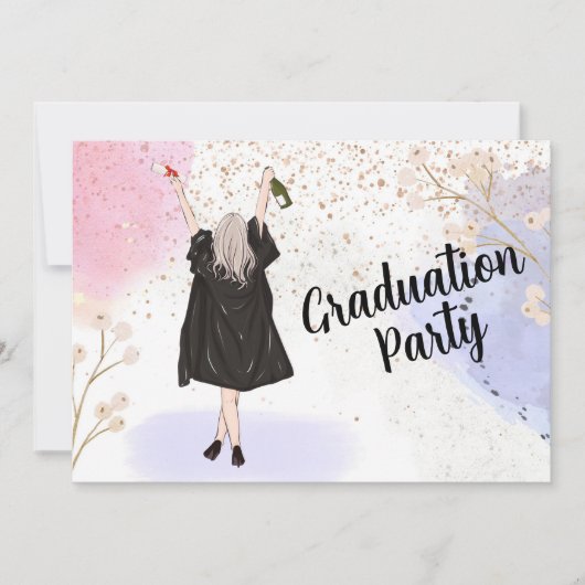 Kaart van de graduatiepartij (Voorkant)