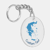 Kaart van de Griekse Sleutelhanger (Voorkant Links)