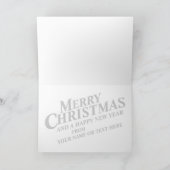 Kaart van de Groeten van Kerstmis van Editable de (Binnen)