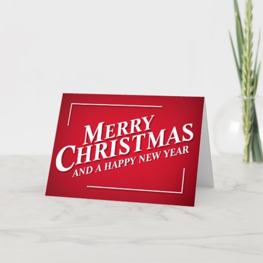 Kaart van de Groeten van Kerstmis van Editable de (Voorkant)