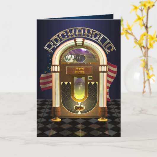 Kaart van de Groeten van Rockaholic van de (Gele Bloem)