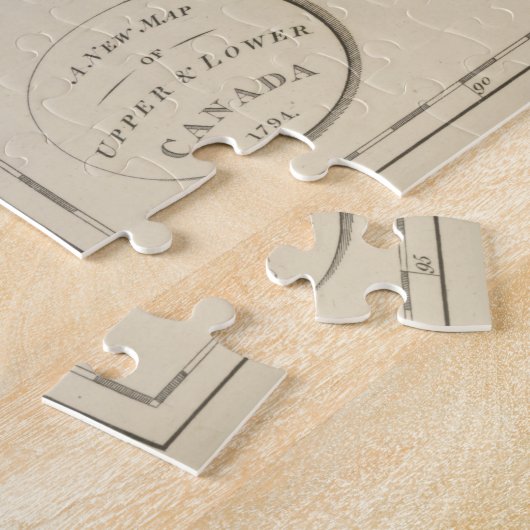 kaart van de Grote Meren (1794) Legpuzzel (Zijkant)