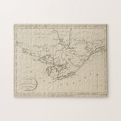 kaart van de Grote Meren (1794) Legpuzzel (Horizontaal)