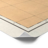  kaart van de Grote Meren (1915) Poster (Hoek)