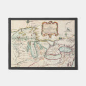  kaart van de Grote Meren Deurmat (Voorkant)