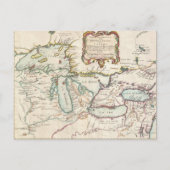 kaart van de Grote Meren in Frankrijk (Voorkant)