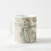 kaart van de Grote Meren in Frankrijk Koffiemok (Voorkant links)