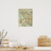 Kaart van de Grote Trunk Pacific Railway Poster (Keuken)