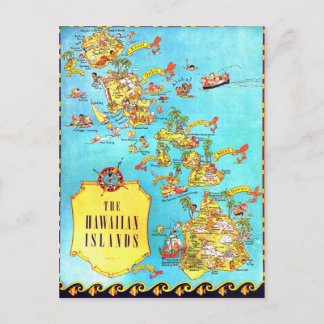  kaart van de Hawaiiaanse eilanden