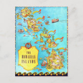 kaart van de Hawaiiaanse eilanden (Voorkant)