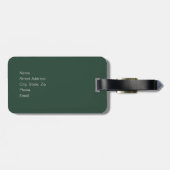 Kaart van de Hawaiiaanse eilanden Bagagelabel (Achterkant horizontaal)