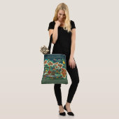 Kaart van de Hawaiiaanse eilanden Tote Bag (Op model)