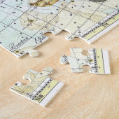 kaart van de hemel Constellatie van Hercules Legpuzzel (Zijkant)