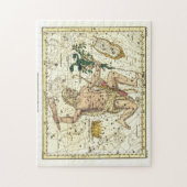  kaart van de hemel Constellatie van Hercules Legpuzzel (Verticaal)