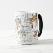  kaart van de hemel Constellatie van Hercules Magische Mok (Voorkant rechts)