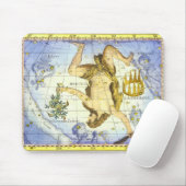 kaart van de hemel Constellatie van Hercules Muismat (Met muis)