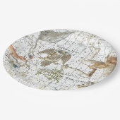  kaart van de hemel Constellatie van Hercules Papieren Bordje (Gekanteld)