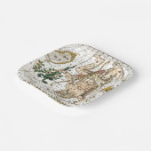  kaart van de hemel Constellatie van Hercules Papieren Bordje (Gebogen)