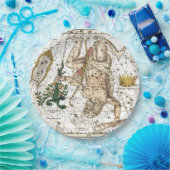  kaart van de hemel Constellatie van Hercules Papieren Bordje (Feest)