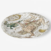  kaart van de hemel Constellatie van Hercules Papieren Bordje (Gekanteld)