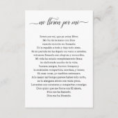 Kaart van de herdenkingsdienst van de Kaart van he (Achterkant)