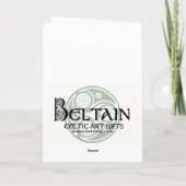 Kaart van de Herten van Kerstmis van Herne de (Achterkant)