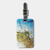 Kaart van de hoofdstad van Japan, Tokio Bagagelabel (Voorkant verticaal)