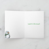 Kaart van de Humor van Kerstmis van de Ogen van de (Binnen)