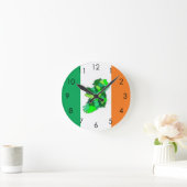 Kaart van de Ierse en Ierse vlag Ronde Klok (Huis)