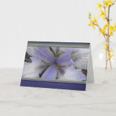 Kaart van de Iris van sympathieën de Blauwe (Gele Bloem)