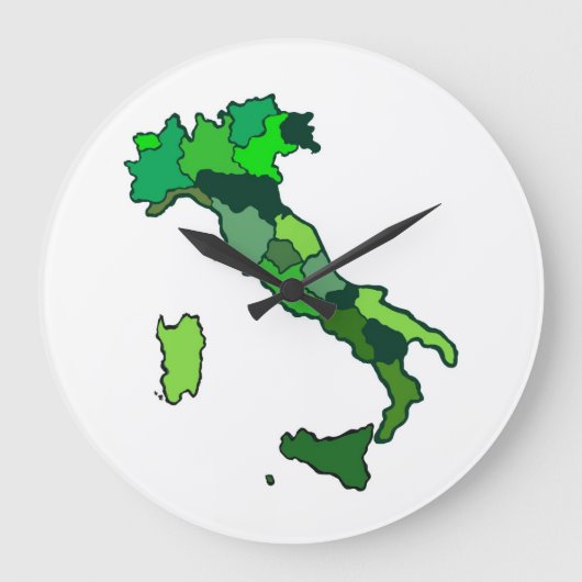 Kaart van de Italiaanse klok (Voorkant)