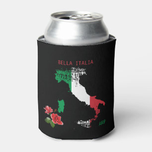 *~* Kaart van de Italiaanse taal Saluti Italia Blikjeskoeler