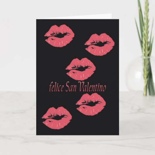 Kaart van de Italiaanse Valentijnse (Voorkant)