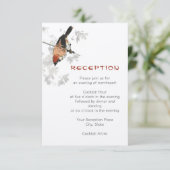 Kaart van de Japanese Bird Botanical Reception Enc (Staand voorkant)