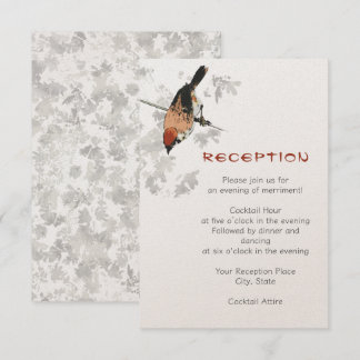 Kaart van de Japanese Bird Botanical Reception Enc