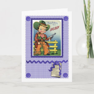 KAART VAN DE JAREN '50 DE LEUKE COWBOY VOOR EEN