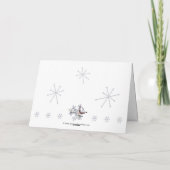 Kaart van de Jongen van het Elf van Kerstmis de (Achterkant)