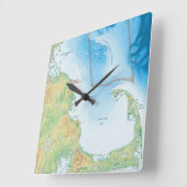 Kaart van de Kaapkabeljauwbaai Vierkante Klok (Hoek)