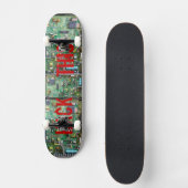 KAART VAN DE KAARTEN SKATEBOARD (Voorkant)