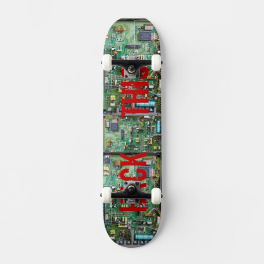 KAART VAN DE KAARTEN SKATEBOARD (Voorkant)